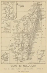 Mapa Madagaskaru